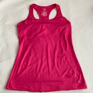 Very gently, preowned, hot pink Danskin Now athletic top racer back